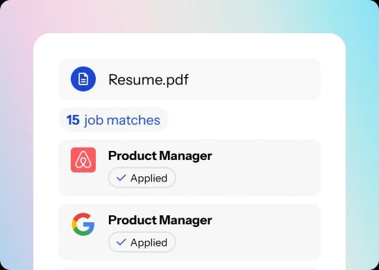 We find and apply to jobs